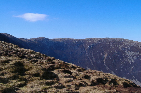 photograph of the summit and horseshoe of Beinn Iaruinn