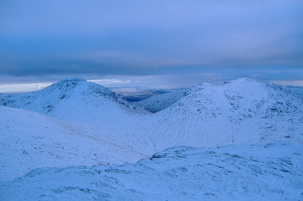 photograph looking across to Beinn Narnain and the Cobbler