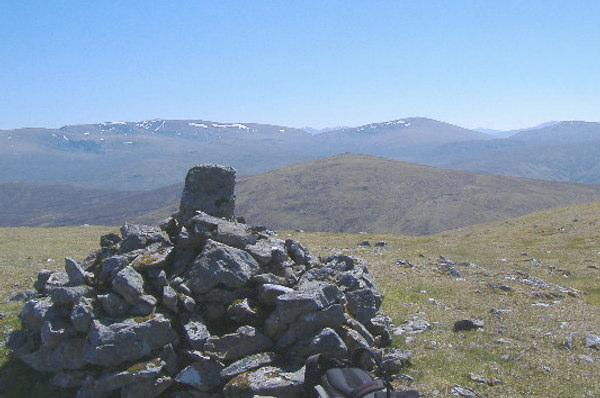 photograph looking across to Carn Dearg