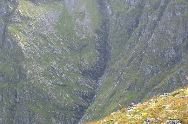 photograph of the rock formation 