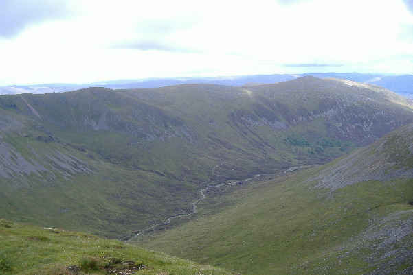 photograph looking back at Carn Liath 