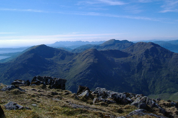 photograph looking out across to the northern half of Knoydart