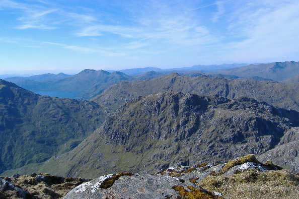 photograph of Ben Aden and Sgurr a Choire Bheith