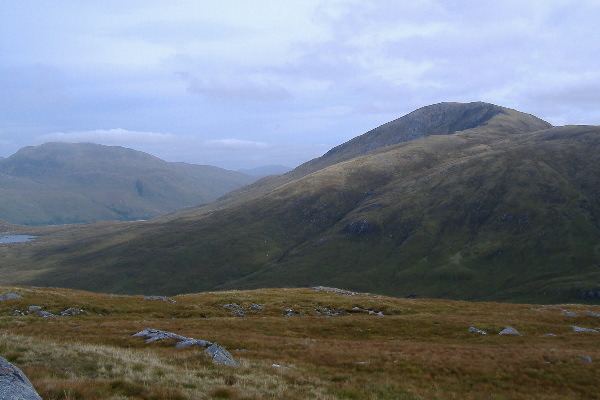 photograph looking across to Gairich 