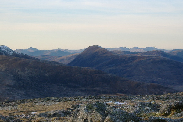 photograph looking across to the corbett Garbh Bheinn