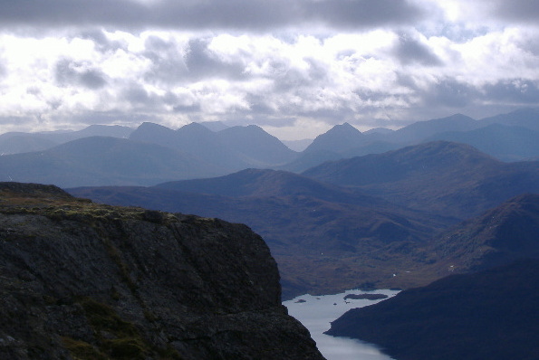 photograph looking across to Glencoe from the summit of Stob Coire Sgriodain 