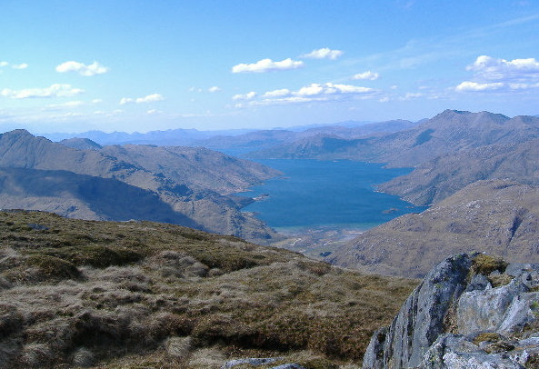 photograph looking down Loch Hourn