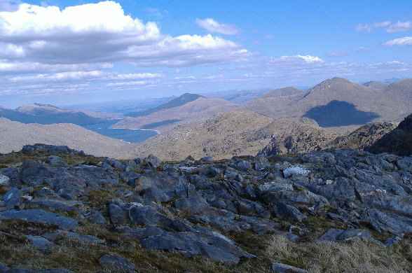 photograph looking on Loch Quoich