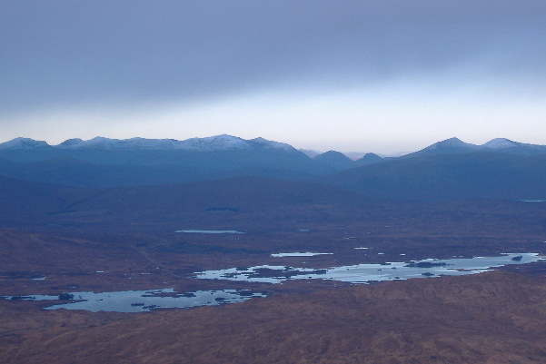 photograph looking north from Beinn an Dothaidh 