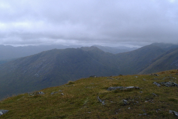 photograph looking across to Sgurr Cos na Breachd-laoidh 