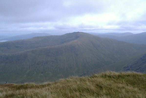 photograph looking across to Sgurr Mhurlagain 