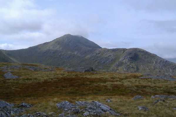 photograph looking across to the ridge running up to Sgurr Mor 