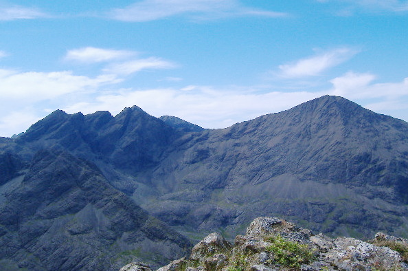 photograph of another part of the Cuillin ridge 