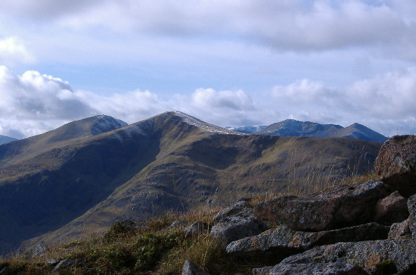 photograph of Stob Coire Easain and Stob a Choire Mheadhoin 