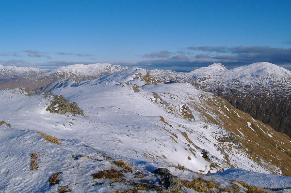 photograph of the east peak of Binnein an Fhidhleir 