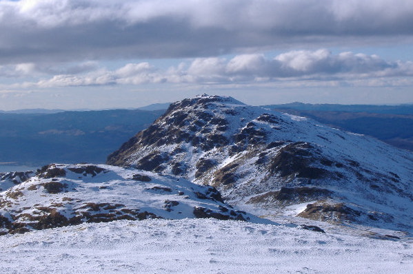 photograph of the west peak of Binnein an Fhidhleir 