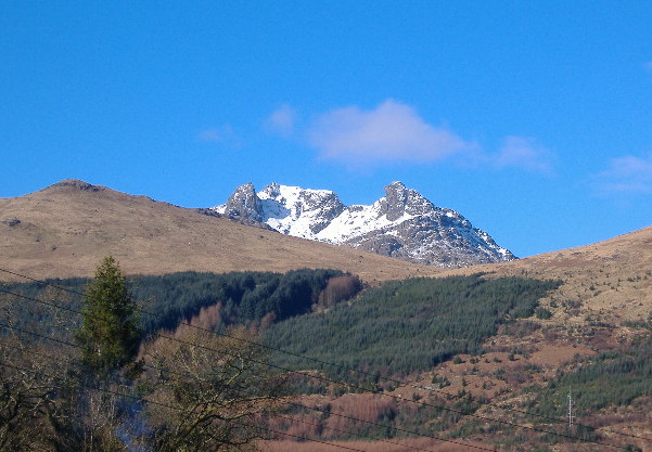 photograph of the Cobbler from Arrochar 