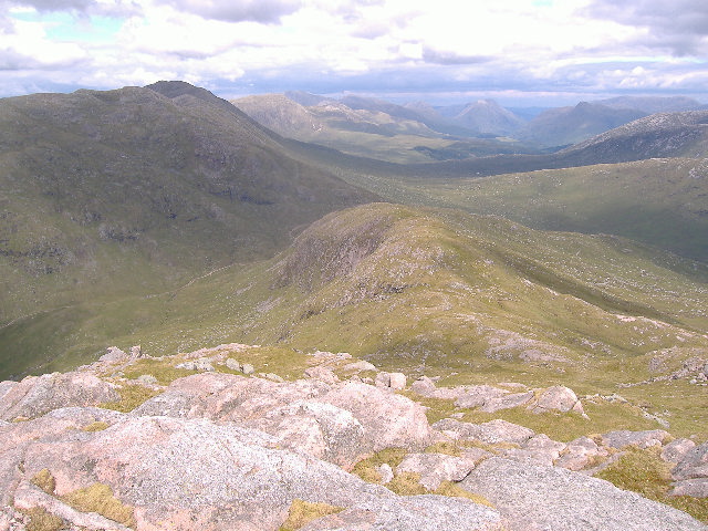 photograph looking up Glen Etive towards Glencoe 