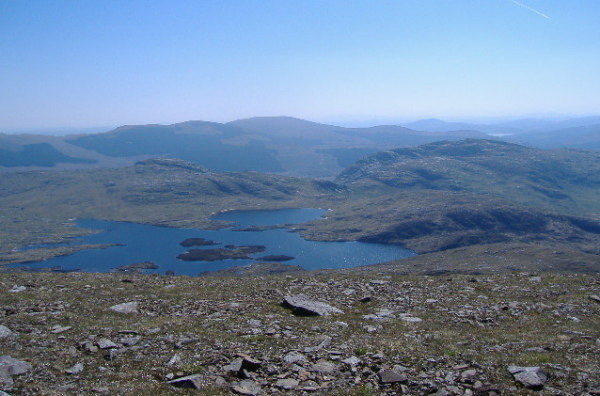 photograph looking east from the summit of Merrick 