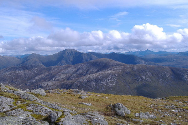 photograph of Ben Starav taken from Beinn Sgulaird 