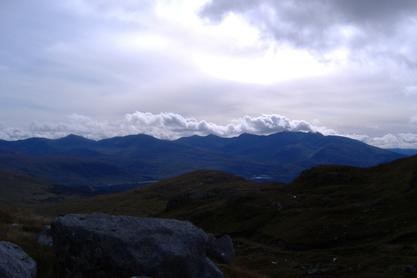 photograph looking south towards Ben Cruachan