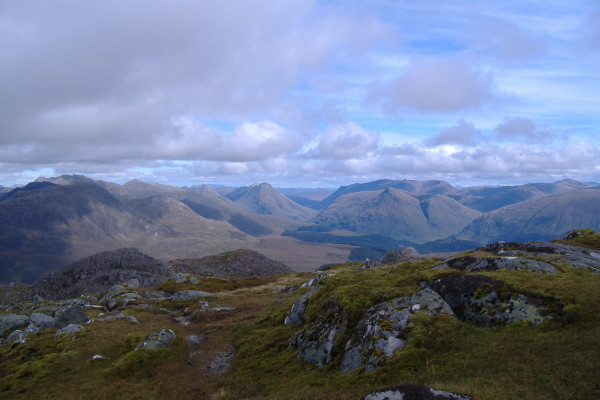 photograph looking up Glen Etive 