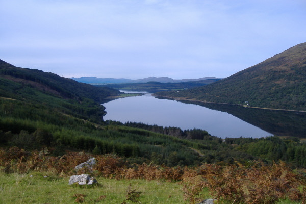 photograph looking down to Loch Creran 