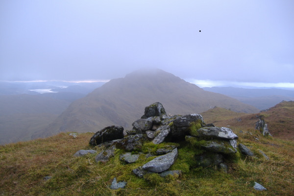 photograph looking west towards Beinn Bhuidhe 