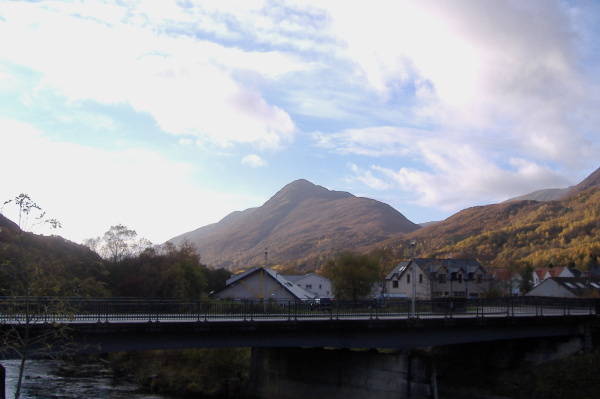 photograph of Mam na Gualainn from Kinlochleven 