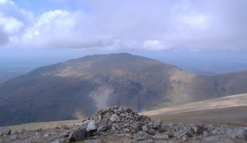 looking northwest to Elidir Fawr 