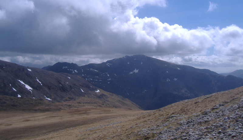 Snowdon now clear of the cloud 