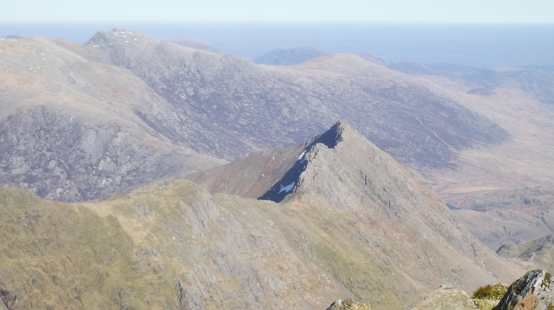  looking down on Crib Goch 