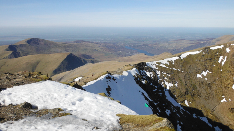  looking to the northwest of Snowdon at Llanberis, and Moel Eilio and Moel Cynghorion 