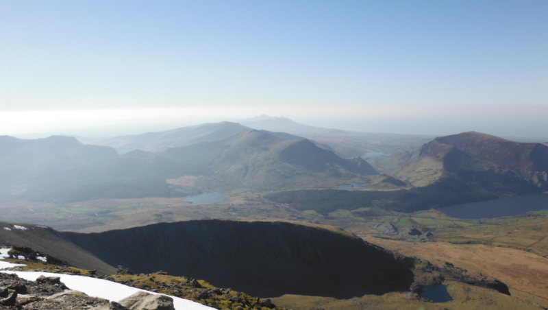  looking to the west and southwest from Snowdon 