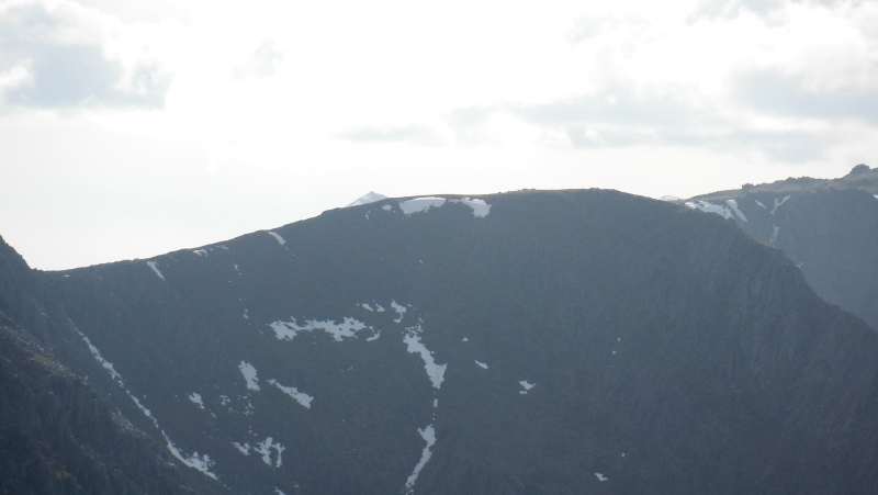  Snowdon just peaking up beyond Bwlch y Ddwy Glyder 