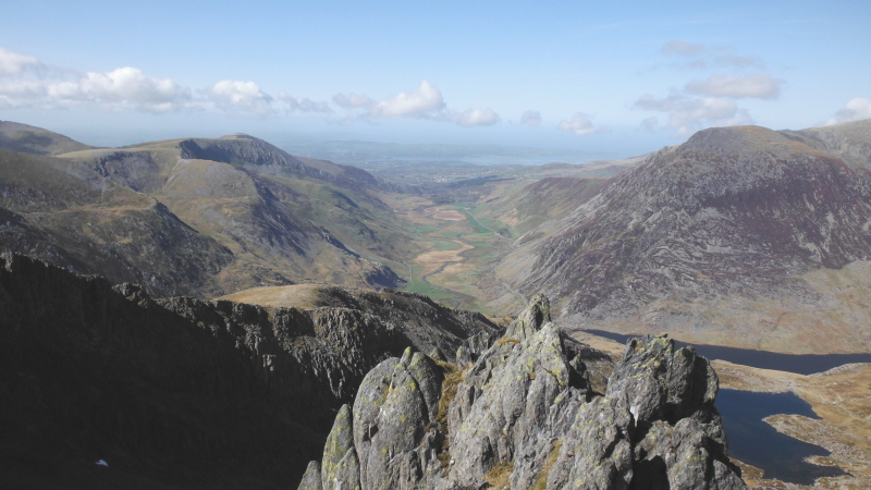  looking down Nant Ffrancon  