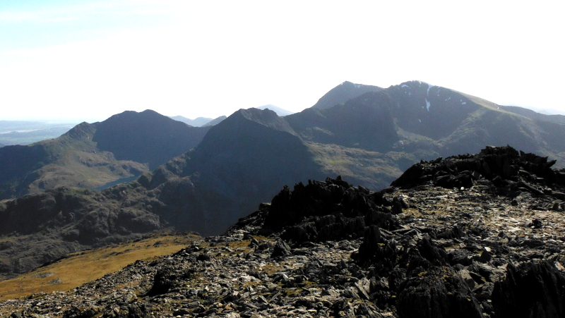  looking across to the Snowdon range  