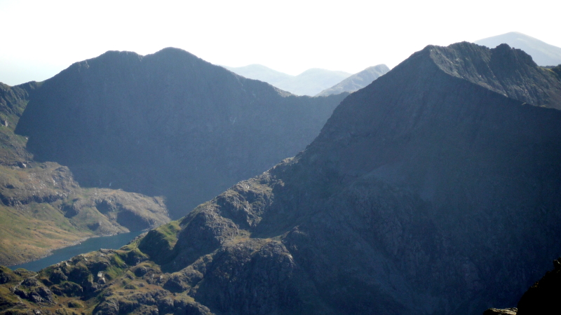  looking across to the east ridge of Crib Goch  