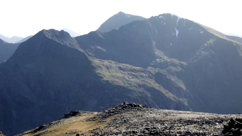  looking across into Cwm Uchaf and Cwm Glas  