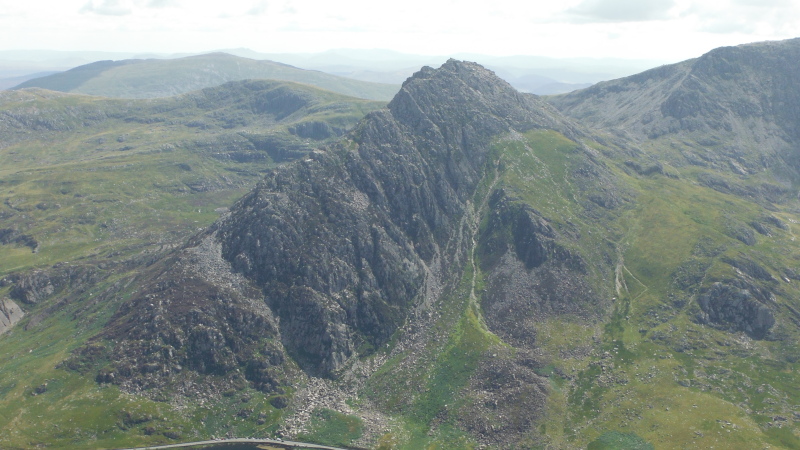  looking across the valley to the north ridge of Tryfan 