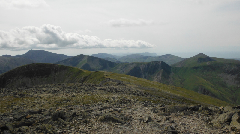  looking southwest from Carnedd Dafydd 