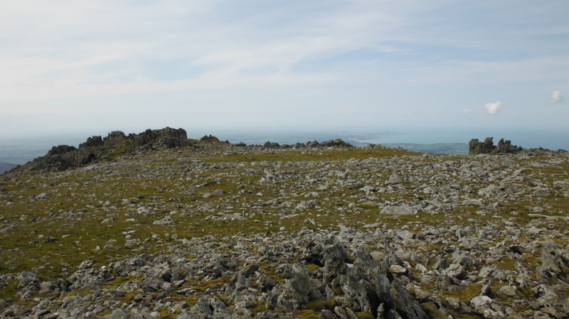  rocky outcrops on the top 