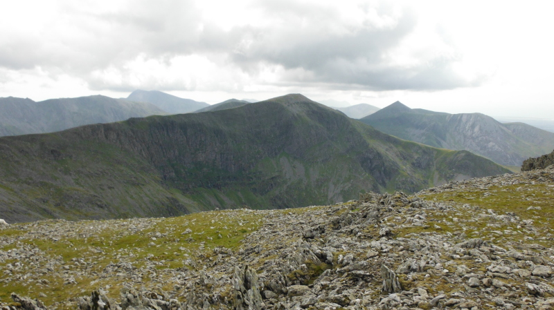  looking south west back towards Carnedd Dafydd 