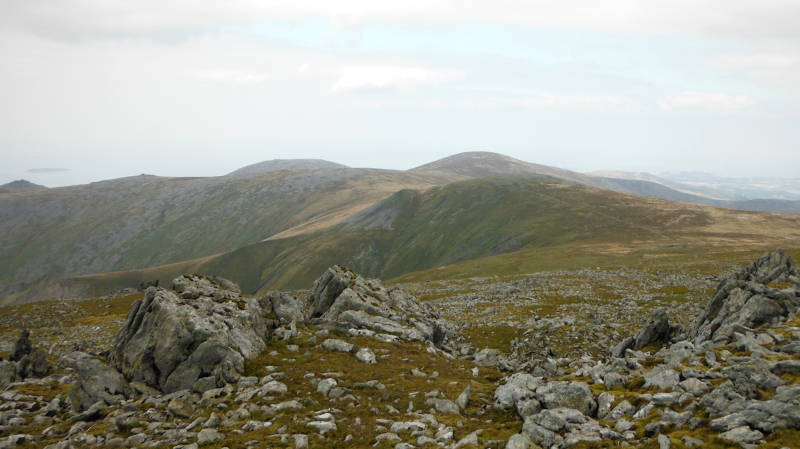  looking north up the Carneddau 