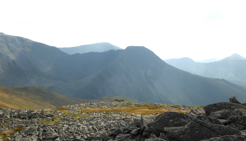  looking across to Yr Elen 