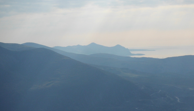  looking right down the coast of the Lleyn Peninsula 