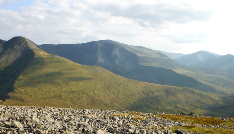  looking across to Yr Elen and Carnedd Dafydd 