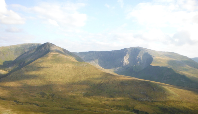  looking across to Yr Elen and Carnedd Dafydd 