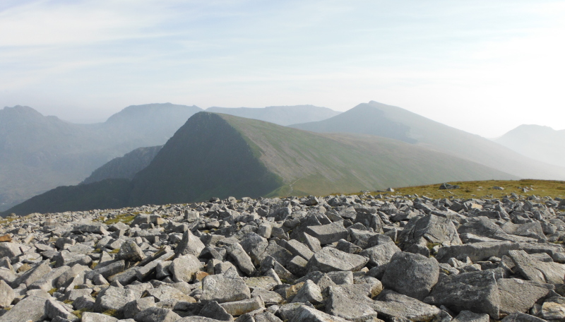  looking back to Foel-goch and Y Garn 