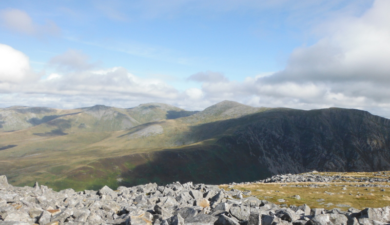  looking across to the Carneddau